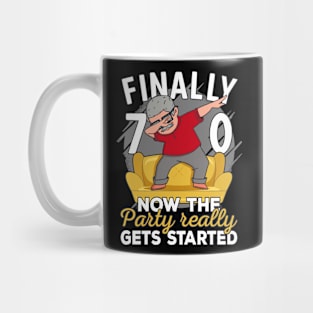 70th Birthday For Him | 70 Years Old Man | Finally 70 Mug